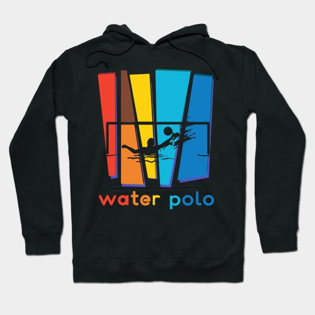 water polo Hoodie by stopse rpentine